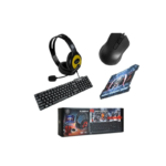 Combo Gamer teclado mecánico , auricular, mouse, mousepad