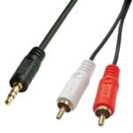 Cable Auxiliar 3.5 / 2 RCA R-18