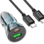 Cargador de Auto Z47 + Cable TipoC