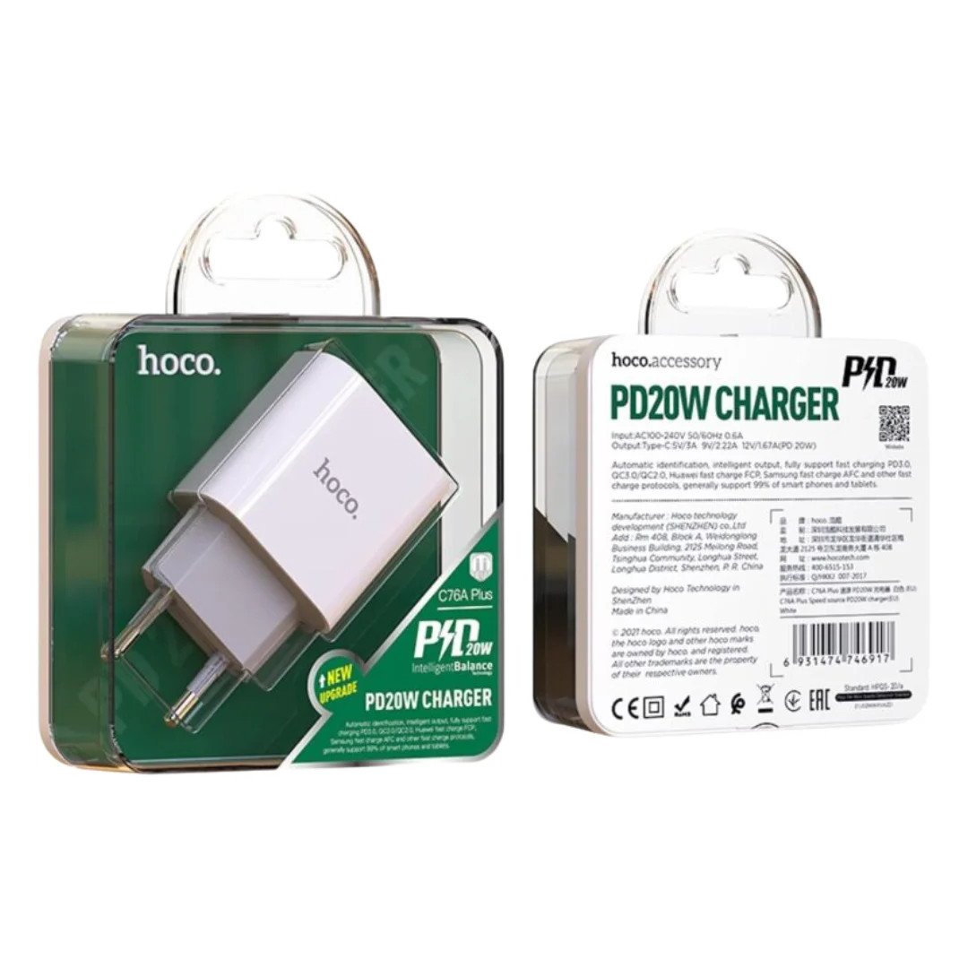 Ficha Hoco C76a Carga Rápida Pd20w - Imagen 2