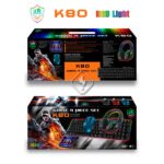 Combo Gamer teclado mecánico , auricular, mouse, mousepad