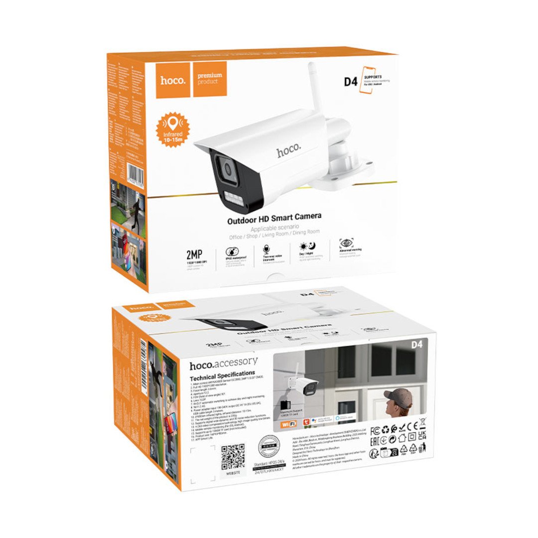 Camara de vigilancia exterior HOCO D4 - Imagen 5