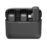 MICROFONO X2 SOLAPERO BASE DE CARGA USB-C + IPHONE