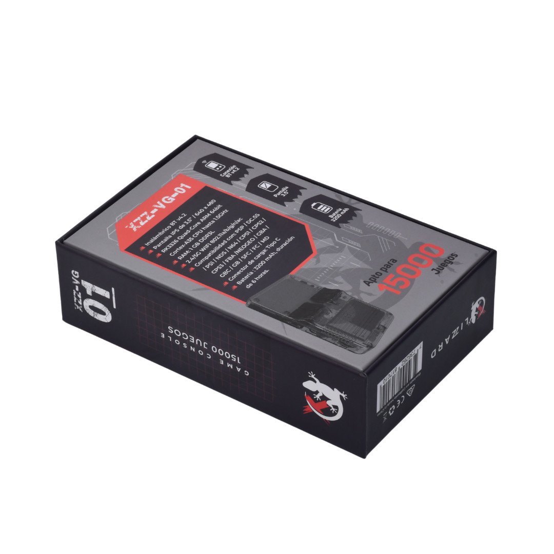 Consola Portátil XZZ-VG-01 Pantalla 3.5" Apto para 15000 Juegos X-Lizzard - Imagen 3