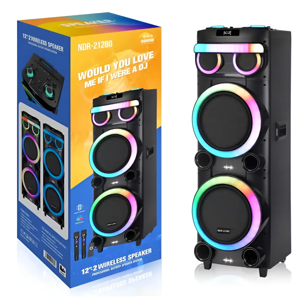Parlante NDR-21280 con LED RGB