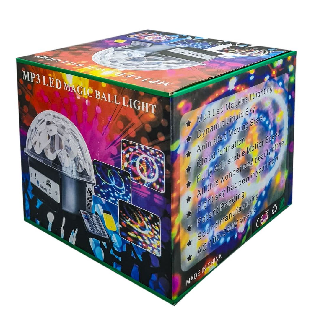 MEDIA ESFERA AUDIORITMICA LUCES RGB - Imagen 2