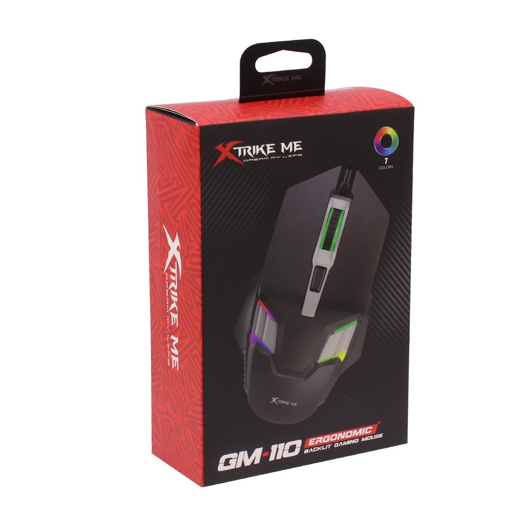 MOUSE GAMER XTRIKE CABLEADO ME GM-110 - Imagen 3