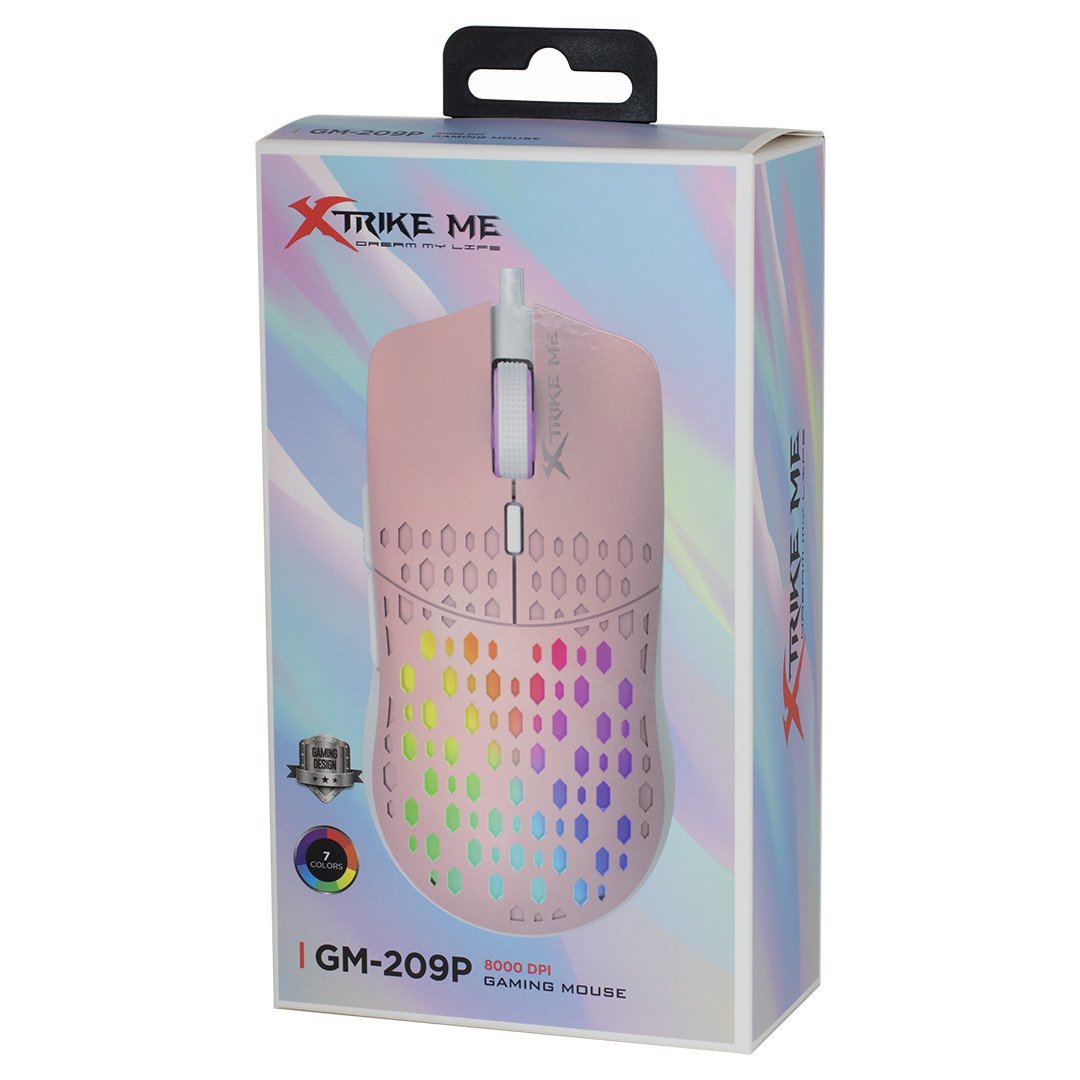 MOUSE GAMER XTRIKE ME GM-209P RGB - Imagen 2
